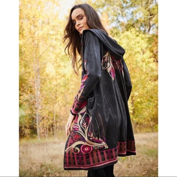 NWT Johnny Was - BIYA METALLIC DUSTER - Picture 2 of 7